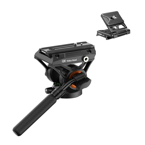 Video Camera Tripod Fluid Head 360° Rotation for DJ Canon