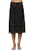 Avidlove Women Lingerie Slips Satin Snip-it Half Slip Lace Underskirt Black