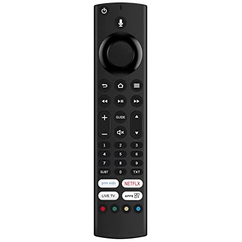 Replacement Voice Remote Control RM-C3253 Fit for JVC & Bush Fire TV Edition Smart 4K HDR LED TV LT-40CF890 LT-43CF890 LT-43CF890A LT-49CF890 LT-50CF890 LT-55CF890 LT-65CF890 Cover