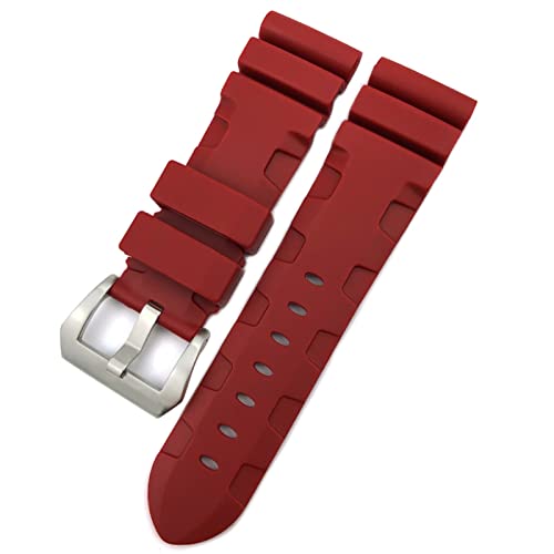 Bracelet Panerai en silicone 24mm : l'élégance sportive pour Luminor
