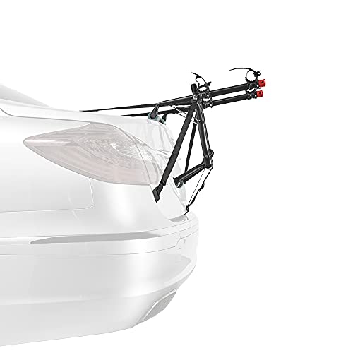 Allen Sports Luxe Fahrradträger für 2 Fahrräder zur Montage am Kofferraum, Modell 102DN-R, Schwarz