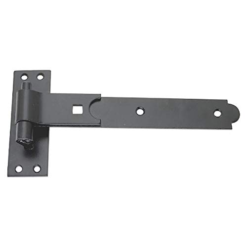 Charnière plate pour porte d'abri de jardin en acier épais contre la rouille