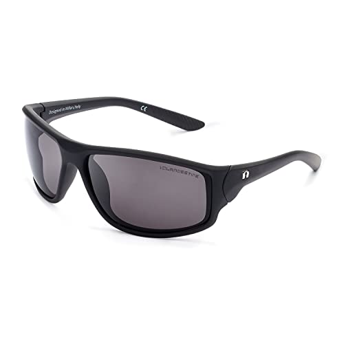 CLANDESTINE - Gafas de Sol para Hombre y Mujer - Modelo Curve 1 - Lentes de Nylon y Montura de Pasta - Color Matte Black - Talla Única - 144 mm x 51 mm Cover