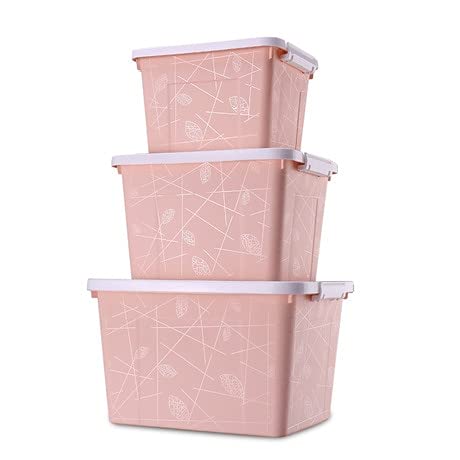 Storage Boxes Bins plastic box organizer home organizer plastic container toy box storage box for toys 3 pieces