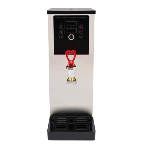 Image of Hot Water Dispenser, Commercial Tap-Operated Water Boiler, 110V 1500W Step-by-step Fast Heating Electric Water Warmer, Temperature Control 86-212F for Boba Tea Coffee Office Restaurant (10, Liters)