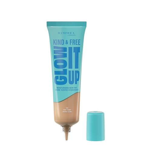 Rimmel Kind & Free Glow It Up - Crema hidratante con vitamina E n.º 103 True Ivory (30 ml)