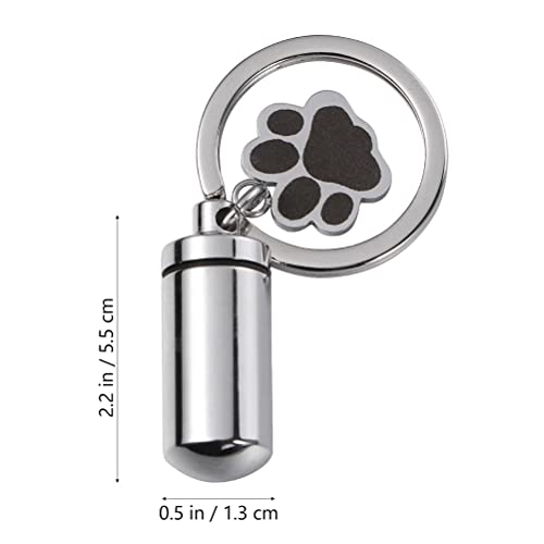 STOBOK 2 conjuntos de cães de aço inoxidável Urna pet ashes titular comemorativo pet urna