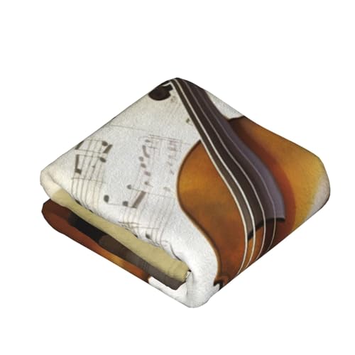 Couverture lavable lit motif papillon violoncelle : idée cadeau douceur - 4