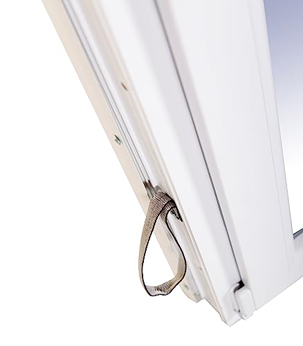 Ventanastock PVC 600 x 500 Practicable Oszillobatient links mit 1 Klinge und Carglass Glas (Climalit Mate)