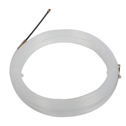 Easy Cable Guide 10M Lon 3mm Nylon Retractable Coils Flexible Cable Leading Tool Upgrades for Electrical Pipe Wiring