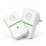 2 Pack Power Box Device US Plug,Plug-and-Play, Surge Protector for Home Appliances, Flame-Retardant Shell & Overheat Auto Automatic Stable Voltage Regulator for Home Office