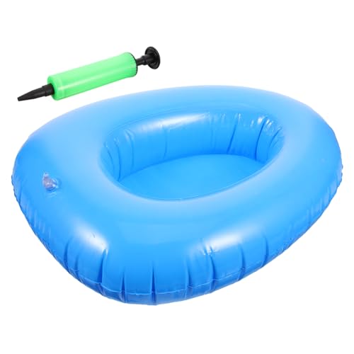HEATSHAKING Olla De Cámara Inflable Portátil Para Cuidado Del Orinal Ergonómico Para Ancianos y Mujeres Embarazadas Accesorio y Compacto Para Casa