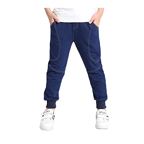 Children's Spring and Autumn Pure Cotton Sports Trousers