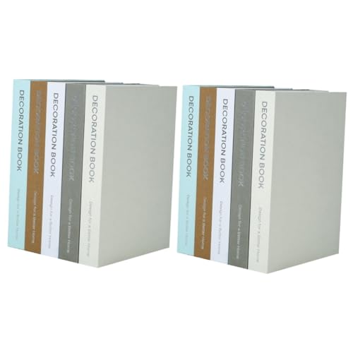 Alipis 2pcs Christmas Decorations Home Decor Book Shelves for Office Arts and Crafts Kit Rustic Decor Rustic Book Display Tabletop Crafts Desktop Decoration Tabletop Adornment Set Books