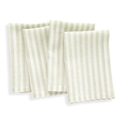 Solino Home Linen Cloth Napkins Set of 4