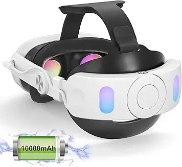 New World VR Head Strap with 10000mAh Battery Pack for Meta Quest 3/Quest 3S VR Headset,with Digital Display, LED Indicator-image-39