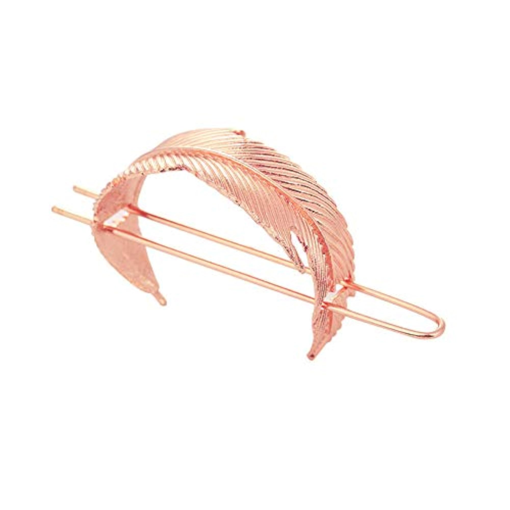 Creative Alloy Leaf Hair Cuff & Stick Pin, Vintage Style
