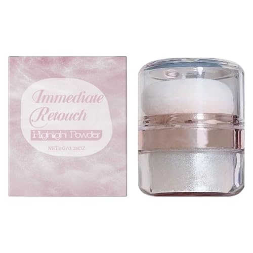 Pigmento resaltador brillante: brillo facial brillante, polvo de brillo ultrafino, polvo de de maquillaje | Contorno corporal para mejillas Nariz Párpados Cabello Clavícula Festival Sesió