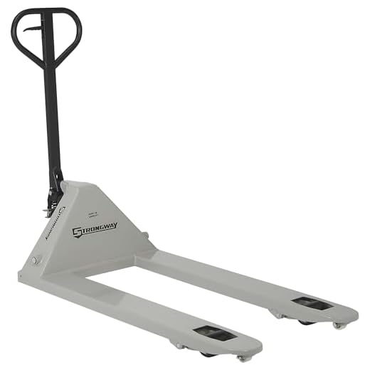 Strongway Pallet Jack - 5500-Lb. Capacity, 61in.L x 27in.W