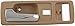 Dorman 92592 Front Driver Side Interior Door Handle Compatible with Select Honda Models, Beige; Chrome