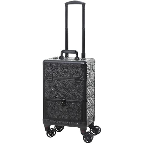 CHANNCASE Expandable Makeup Rolling Trolley Case Cover