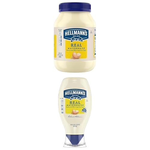 Hellman's Bundle: Hellmann's Real Mayo - 30oz Jar & 20oz Squeeze Bottle