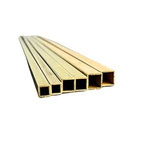 K&S Quadratische Messingrohre, 2 Stück