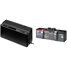 APC 600VA Battery Backup Surge Protector & Replacement Battery for Select APC UPS Models