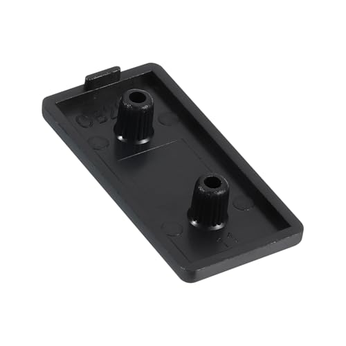 Image of uxcell 20Pcs Extruded End Cap Nylon, 20x40mm T-Slot Aluminum Profile 2040 European Standard End Cap Extrusion Plug for Trolley, Fish Tank Rack, Storage Rack, Black