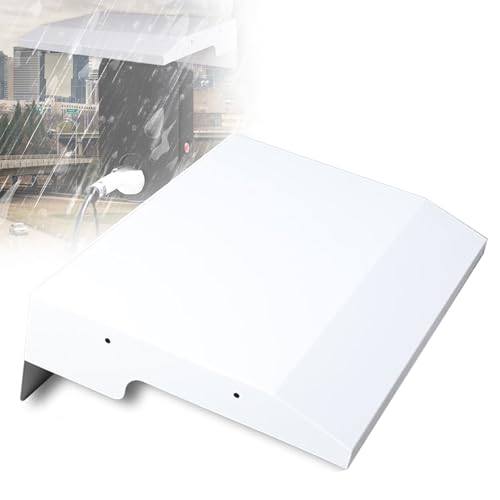 Copertura per fotocamera esterna in acciaio inox, protezione da sole e pioggia, facile installazione, montaggio a parete di sicurezza per telecamere Dome e Bullet