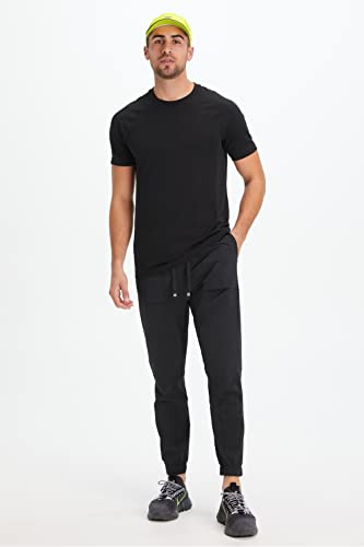Fabletics Men's The One Jogger, Quick-Dry, Hidden Pockets, Zip Pockets, UPF Protection, Anti-Stink, Lightweight2