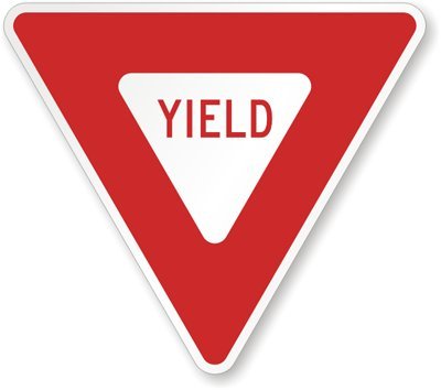 SmartSign Yield MUTCD Compliant Traffic Sign 24" x 24", 3M Engineer Grade Reflective Aluminum, Durable, High Visibility, Road Safety Sign, Made in USA