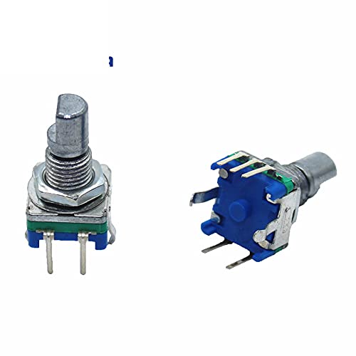 5Pcs Half axis Rotary Encoder Handle Length 15mm Code Switch/ EC11 / Digital Potentiometer with