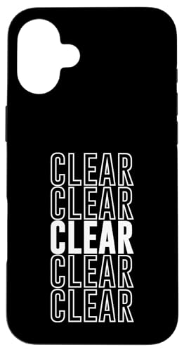 クリア スマホケース iPhone 16 Plus 用