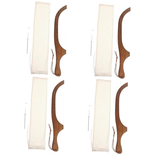 IMIKEYA 4 Ensembles Scie à Couteau à Trancheuse à à L'arc Outil De Notation De La Pâte Coupe- Maison Coupe- Français Coupe-pâtisserie Coupe-pâte à Chiffon