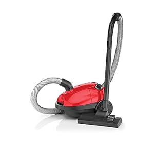 BLACK+DECKER VM1200-B5 1000-Watt,100 Air Watts High Suction, 1-Litre Bagged Vacuum Cleaner (Red)