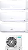 Hisense Serie New Comfort Climatizzatore Trial Split 9000+12000+12000 Btu, Inverter, Gas R32 - Hisense Serie New Comfort