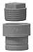 Cleanout Adapter,1 1/2 in,No Hub,Poly