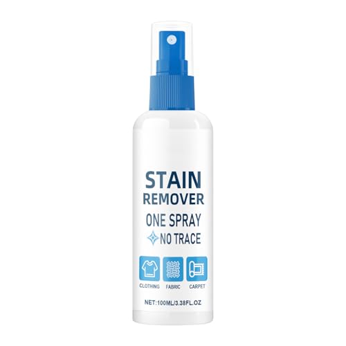 Quitamanchas En Spray Para Lavar | Eliminador Natural de Manchas 100ml,Suministros Domésticos para Tela de Coche, Multiusos y Viajes