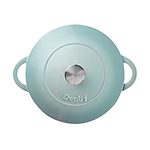 Denby Cast Iron Round Casserole, Pavilion, 26 cm 2 Gallery Image