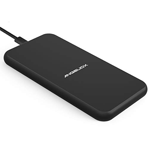 Angeliox Wireless Charger, Usb Type C Qi Fast Wireless Charging Pad 7.5W Compatible With Iphone Xs Max/Xr/Xs/X/8 Plus, 10W Cordless Charger For Samsung Note 9/8/S9 Plus/S8 Plus/S7, 5W For Lg G7 Thinq #TOP4