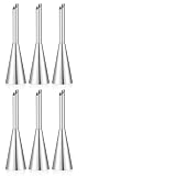 6 PCS Donut Filler Injector, Stainless Steel Cupcake Filler Tool, Pastry Filling Injector Kit for Small Pastries Puffs Cupcakes Filling Donuts Other Pastries