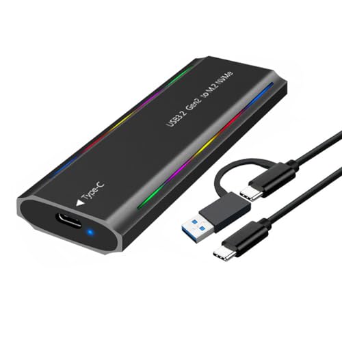 Caja externa para SSD M.2 USB-C aluminio negro miniatura 1