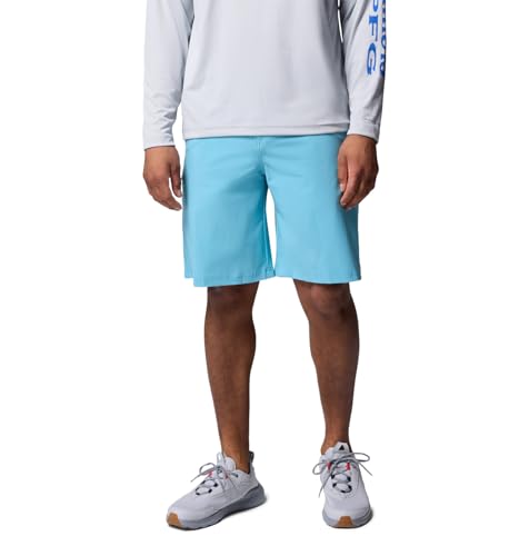 Columbia Mens Grander Marlin III Offshore Short, Vintage Blue, 36 x 10
