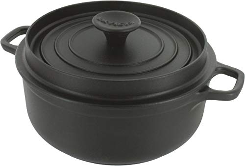 Invicta Cocotte Mijoteuse Ronde Diamètre Noir 28 cm