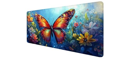 Desk mat motif fleur pour décorer le bureau et améliorer le confort sur ordinateur