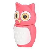 Generic Chiavetta USB Ad Alta velocità Pink Owl Cartoon U Disk per L'archiviazione e la Condivisione dei Dati, Compatibile con Vari Sistemi (32GB)
