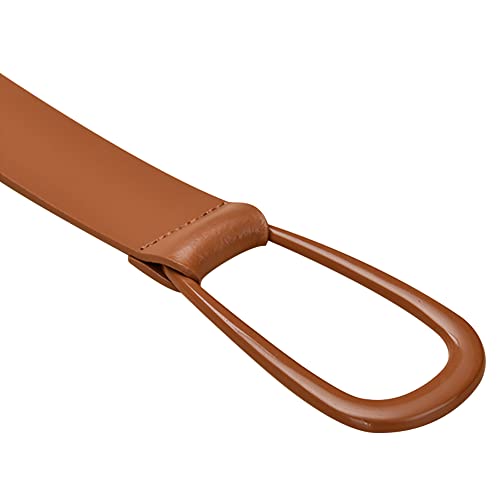 Womens Obi Belt Vintage Genuine Leather Buckle Waist Belt, 2023 Style, Fashion Wide Belts 43.3 inches3