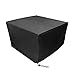 Produktbild Vzesok Abdeckung für Gartenmöbel Wasserdicht Schutzhülle für Gartenmöbel Garten und Gartenmöbel Würfel 420D Oxford Schwarz 113 x 113 x 73 cm