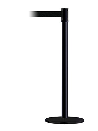 Tensabarrier - 890B-33-33-STD-NO-B9X-C - Tige noire, 5,1 cm de large, longueur 2,1 m, ceinture noire Cover